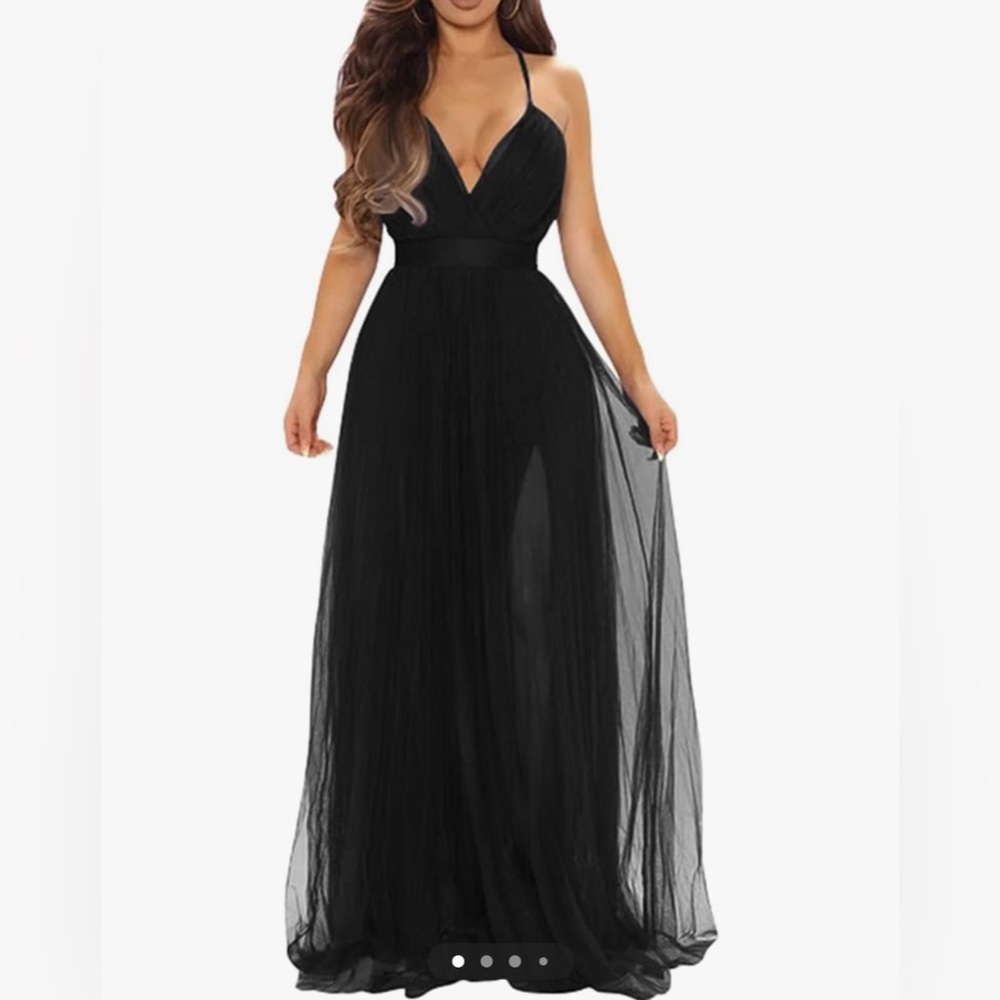 Elegant Black Evening Gown